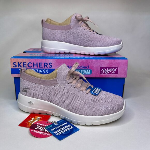 Skechers D'Lux Fitness Air‎ Cooled Memory Foam Relaxed Fit Machine Washable Sz 6 - Picture 1 of 15